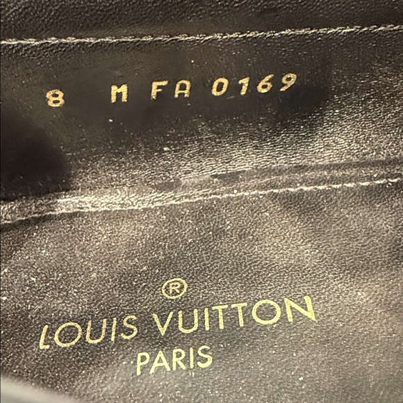 Men’s Louis Vuitton Black/Grey Check Loafers main image 6